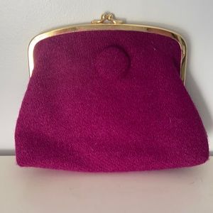 Harris Tweed Bertie Girl Kiss-Clasp Purse